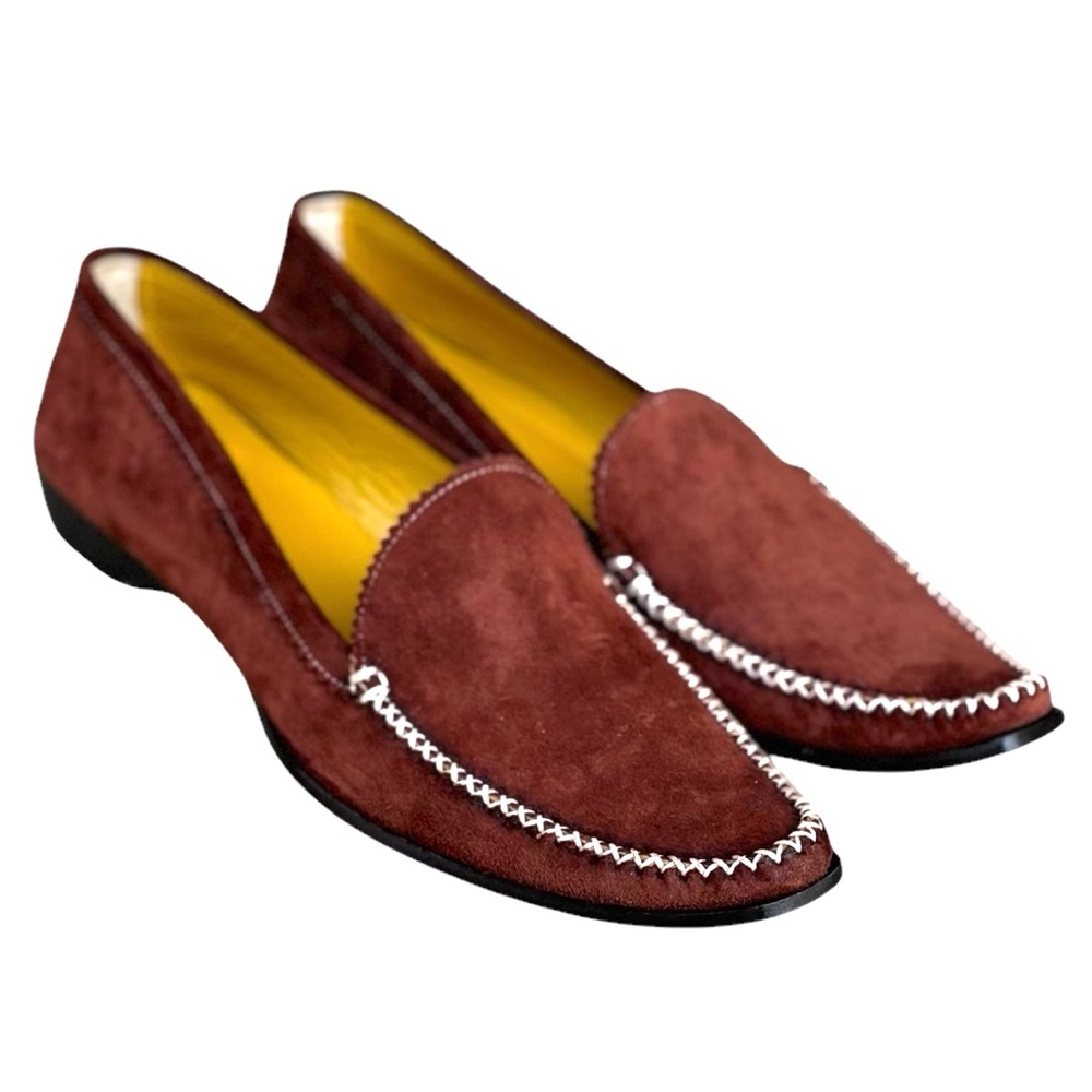 NIB🌹LAMBERTSON TRUEX “Shelley” Cognac Suede Moccasin
